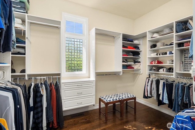 24817 NE 20th St, Sammamish, WA 98074 - walk in closet with dark wood-style floors