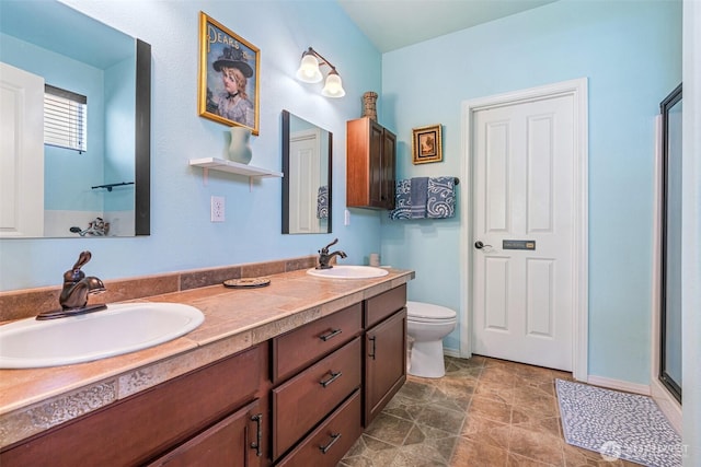 9127 Periwinkle Loop NE, Olympia, WA 98516 - full bath featuring double vanity and an enclosed shower