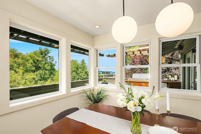 9201 24th Ave NW, Seattle, WA 98117 - dining area featuring recessed lighting