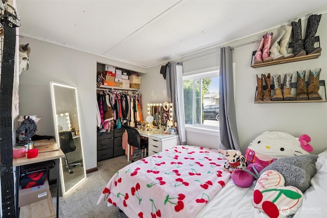 725 37th St SE Unit 36, Auburn, WA 98002 - bedroom featuring light carpet, a closet, and an office area