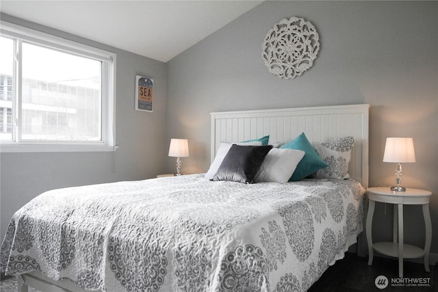 2010 Waverly Pl N, Seattle, WA 98109 - bedroom featuring vaulted ceiling