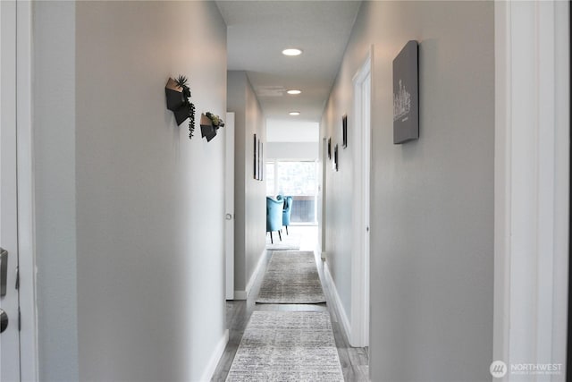 2010 Waverly Pl N, Seattle, WA 98109 - hall featuring wood finished floors and recessed lighting