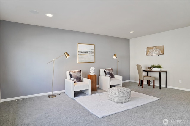 11214 172nd Street Ct E, Puyallup, WA 98374 - living area featuring carpet and recessed lighting