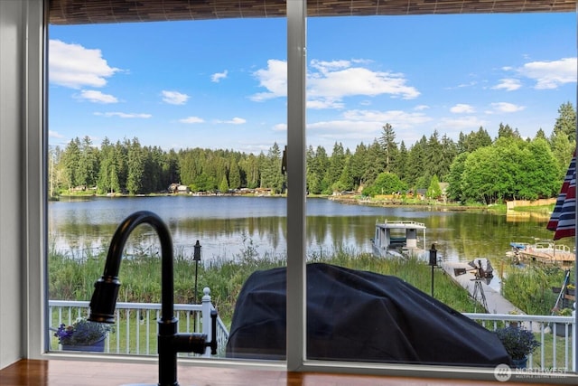 32421 Whitman Lake Dr E, Graham, WA 98338 - water view with a forest