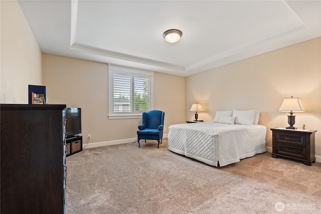 4837 Castleton Rd SW, Port Orchard, WA 98367 - bedroom featuring a raised ceiling and light colored carpet