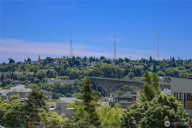 4026 Stone Way N Unit 501, Seattle, WA 98103 - bird's eye view of a notable bridge and a tree filled landscape