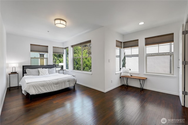 4026 Stone Way N Unit 501, Seattle, WA 98103 - bedroom featuring hardwood / wood-style floors and recessed lighting