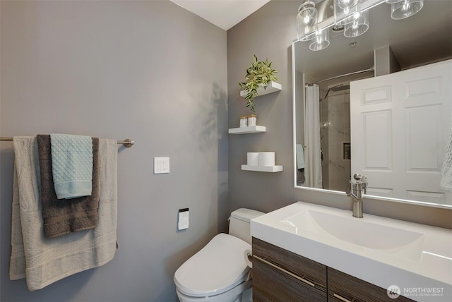 4026 Stone Way N Unit 501, Seattle, WA 98103 - full bath with vanity and a shower with curtain