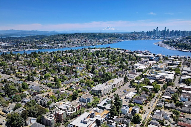 4026 Stone Way N Unit 501, Seattle, WA 98103 - bird's eye view of a water and mountain view