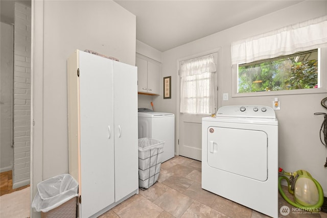 2714 Alderwood Ave, Bellingham, WA 98225 - washroom featuring washing machine and clothes dryer and cabinet space