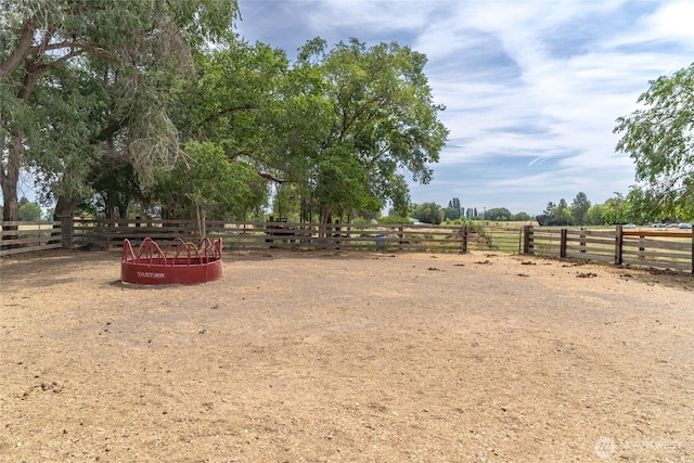 19627 Rd A NE, Soap Lake, WA 98851 - view of yard featuring an enclosed horse arena and a view of rural / pastoral area
