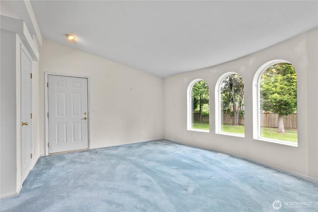 4030 Twin Creek Rd, Ferndale, WA 98248 - carpeted empty room with healthy amount of natural light and vaulted ceiling