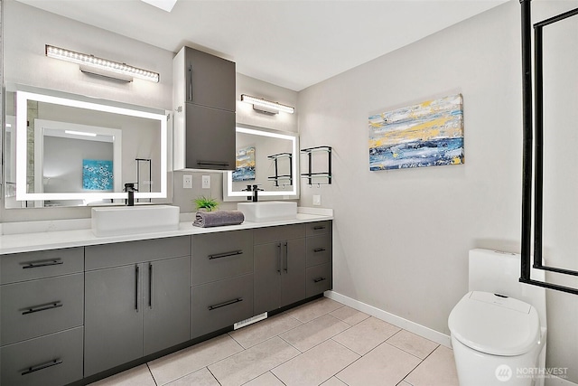 22526 251st Ave SE, Maple Valley, WA 98038 - full bathroom with double vanity and tile patterned floors