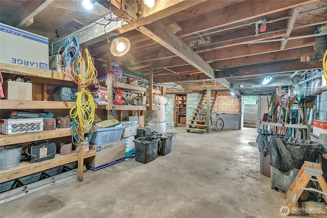 40515 228th Way SE, Enumclaw, WA 98022 - basement with stairs