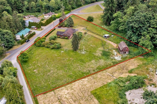 40515 228th Way SE, Enumclaw, WA 98022 - aerial view of property's location featuring property parcel outlined