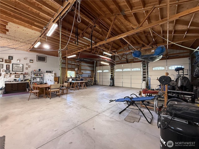 16 River Overlook St, Omak, WA 98841 - garage featuring a workshop area