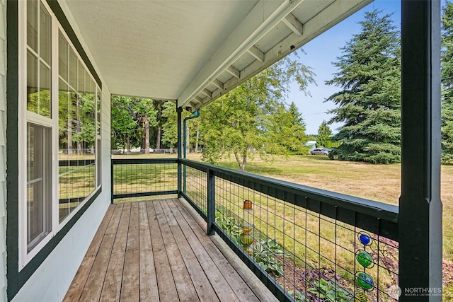 5436 180th Ave SW, Rochester, WA 98579 - wooden terrace featuring a yard