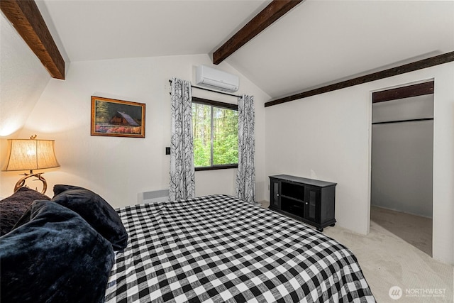 18690 Rieche Rd, Lake Wenatchee, WA 98826 - bedroom featuring a wall unit AC and carpet