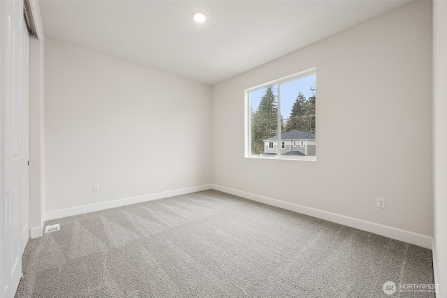 20424 E 97th Ave E Unit 6, Graham, WA 98338 - unfurnished bedroom with carpet floors and recessed lighting
