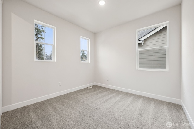20424 E 97th Ave E Unit 6, Graham, WA 98338 - carpeted empty room featuring baseboards and recessed lighting