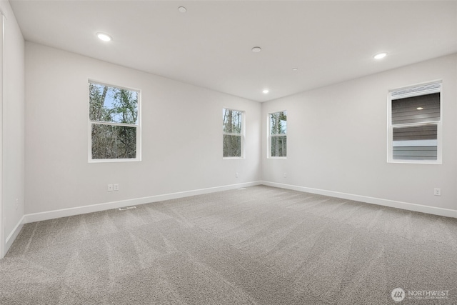 20424 E 97th Ave E Unit 6, Graham, WA 98338 - carpeted empty room with recessed lighting