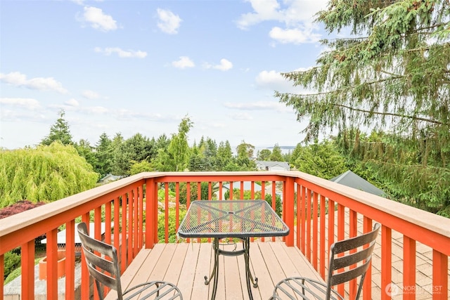 50 Hemlock Way, Sequim, WA 98382 - view of wooden deck