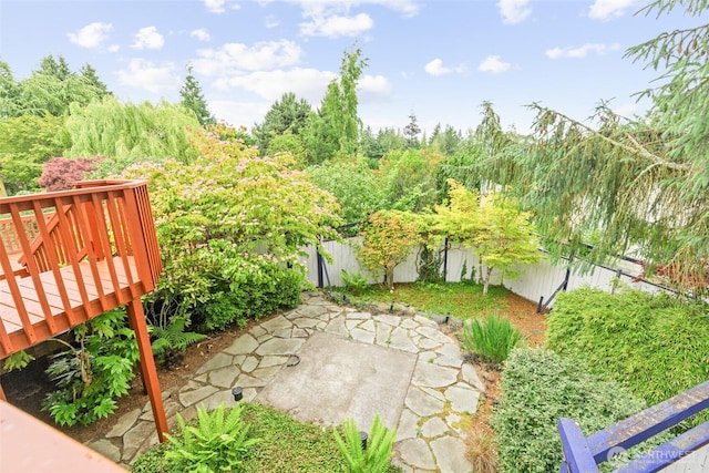 50 Hemlock Way, Sequim, WA 98382 - view of patio featuring a wooden deck
