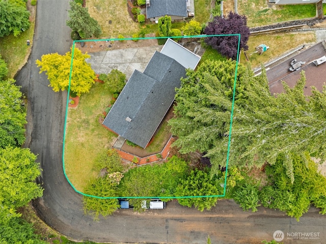 933 N Stephenson, Montesano, WA 98563 - aerial view of property's location featuring property boundaries highlighted