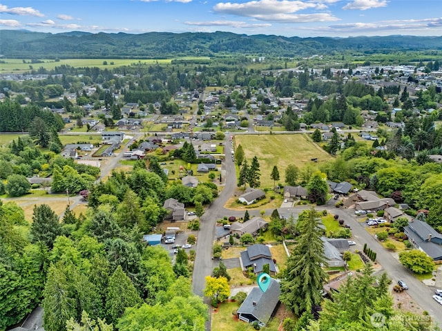 933 N Stephenson, Montesano, WA 98563 - aerial view of residential area with a mountainous background