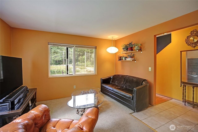 657 SW Camano Dr, Camano Island, WA 98282 - living room with carpet floors