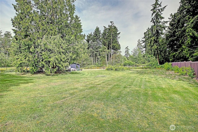 657 SW Camano Dr, Camano Island, WA 98282 - view of yard