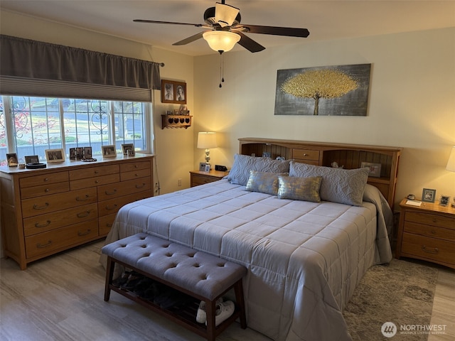2748 SW 327th St S, Federal Way, WA 98023 - bedroom featuring light wood finished floors and a ceiling fan