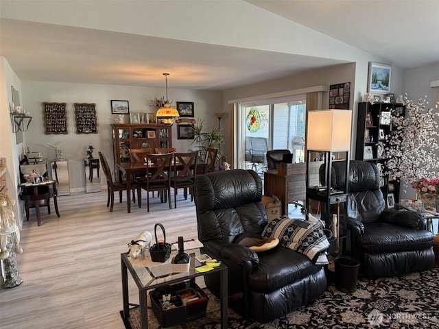 2748 SW 327th St S, Federal Way, WA 98023 - living room featuring light wood-style floors and lofted ceiling