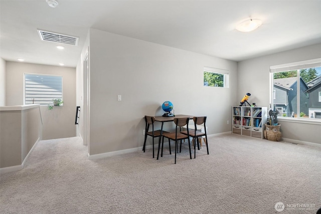 2405 NE Waterlily Way, Poulsbo, WA 98370 - carpeted dining room with baseboards and recessed lighting