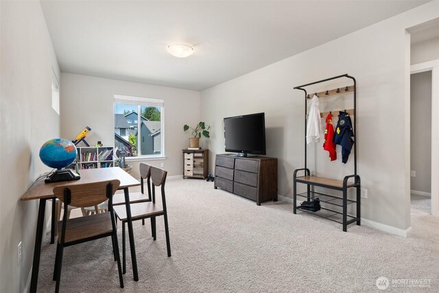 2405 NE Waterlily Way, Poulsbo, WA 98370 - home office with carpet and baseboards