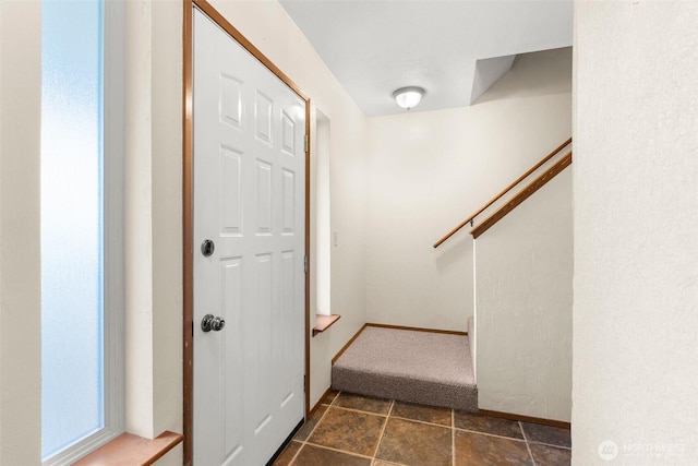 127 Springbrook Dr, Chehalis, WA 98532 - stairs featuring baseboards