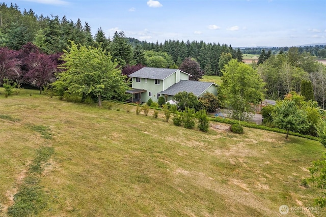 127 Springbrook Dr, Chehalis, WA 98532 - aerial view of property and surrounding area with a forest
