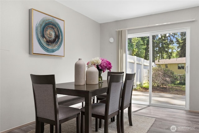3615 Auburn Way S Unit B, Auburn, WA 98092 - dining room with wood finished floors