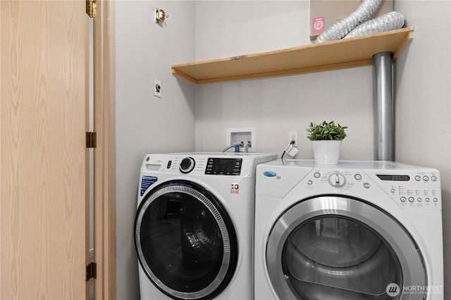 3615 Auburn Way S Unit B, Auburn, WA 98092 - laundry area with washer and dryer