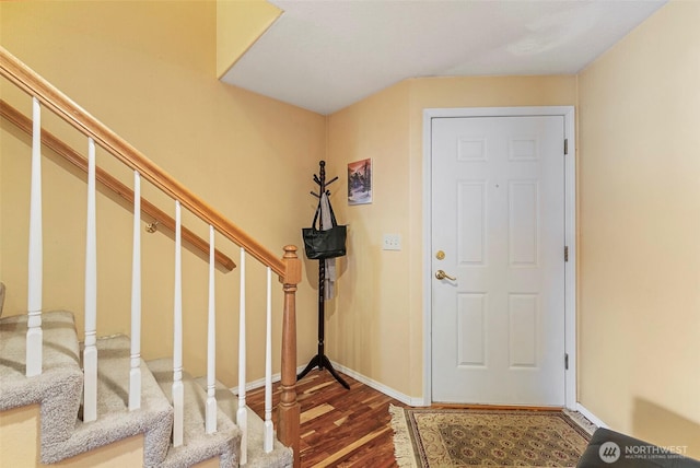 5118 NE 75th Ave, Vancouver, WA 98661 - foyer with wood finished floors and stairway