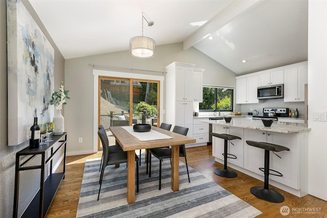 11520 3rd Ave NW, Seattle, WA 98177 - dining area with dark wood-style floors