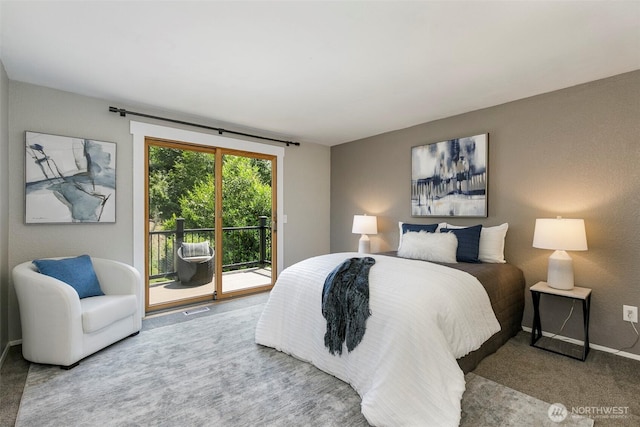 11520 3rd Ave NW, Seattle, WA 98177 - bedroom featuring access to exterior and carpet floors