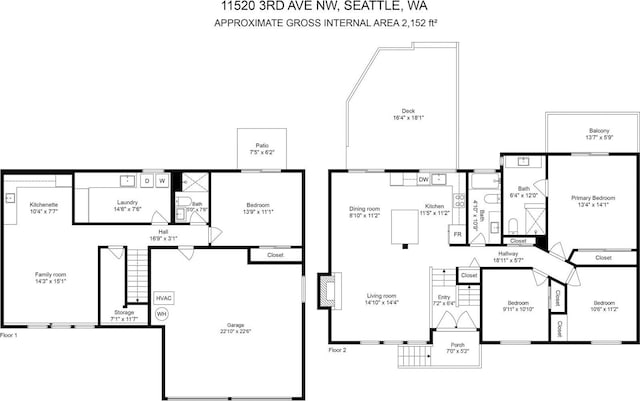 11520 3rd Ave NW, Seattle, WA 98177 - view of room layout