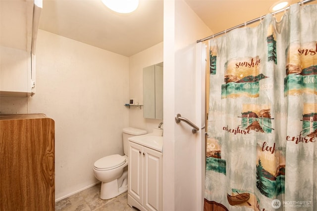 723 W 15th St, Port Angeles, WA 98363 - bathroom featuring vanity and a shower with shower curtain