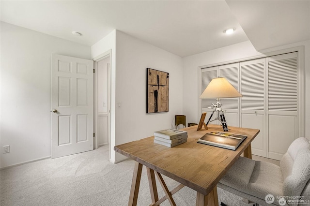 9416 NE 25th St, Clyde Hill, WA 98004 - office featuring light colored carpet and baseboards