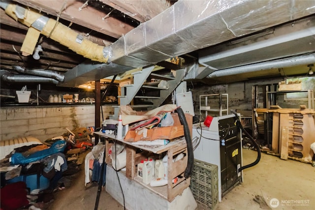 7936 E Main St, Port Orchard, WA 98366 - view of unfinished below grade area