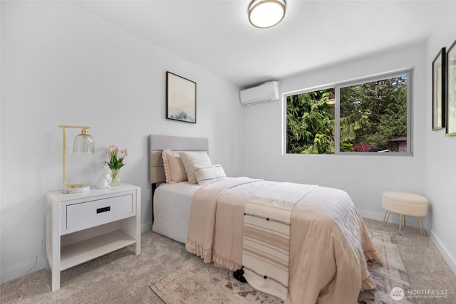 20201 45th Dr SE, Bothell, WA 98012 - carpeted bedroom with an AC wall unit and baseboards