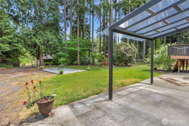 20201 45th Dr SE, Bothell, WA 98012 - view of yard with a patio and a pergola