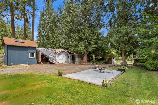 20201 45th Dr SE, Bothell, WA 98012 - view of grassy yard featuring a storage unit