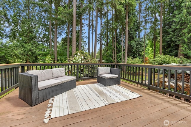 20201 45th Dr SE, Bothell, WA 98012 - wooden terrace featuring outdoor lounge area